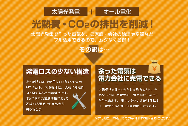 オール電化もSP電機にお任せ下さい!